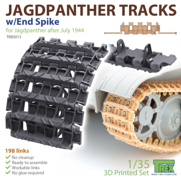 T-REX (1/35) Jagdpanther Tracks w/End Spike