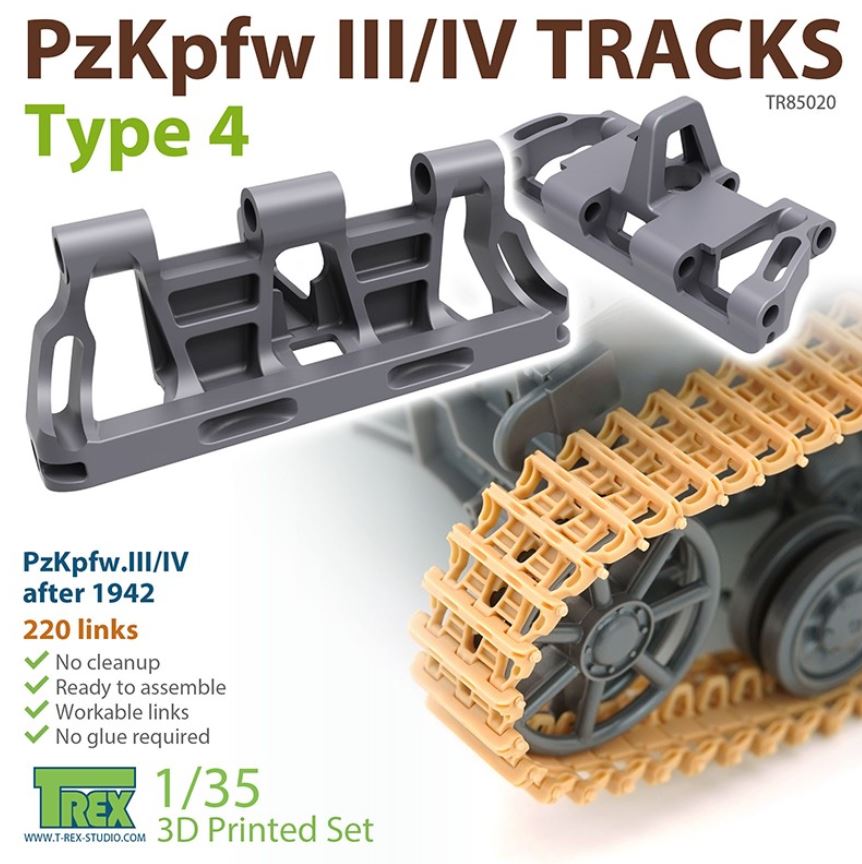 T-REX (1/35) PzKpfw.III/IV Tracks Type 4