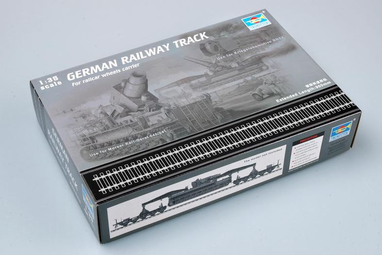 TRUMPETER (1/35) German Railway Track for railcar wheels carrier