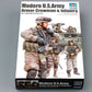 TRUMPETER (1/35) Modern US Army Armor Crewman & Infantry