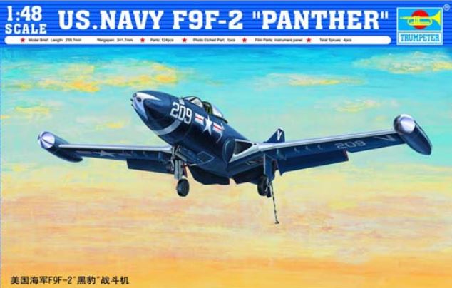 TRUMPETER (1/48) US.NAVY F9F-2 “PANTHER”