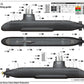 TRUMPETER (1/144) Japanese Soryu Class Attack Submarine