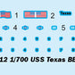 TRUMPETER (1/700) USS Texas BB-35
