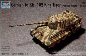 TRUMPETER (1/72) German Sd.Kfz. 182 King Tiger (Porsche Turret)