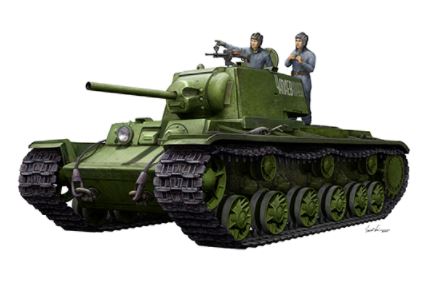 TRUMPETER (1/35) KV-1 1942 Simplified Turret Tank w/Tank Crew