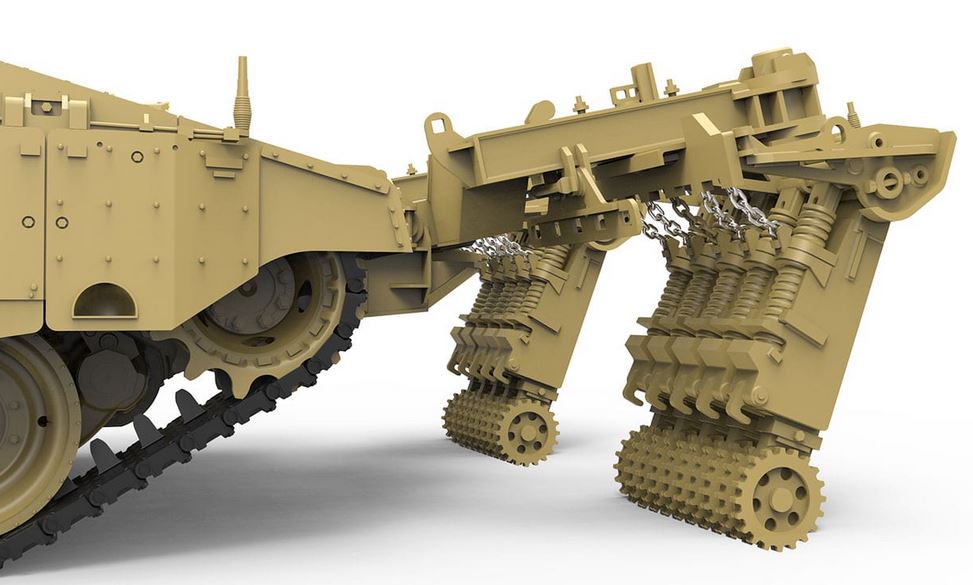 Meng Maquette Militaire TS-049 Le Bouclier Sur Le Mont Sion Merkava Mk Wnochri Kal Mine Roller System 135 4897038552771