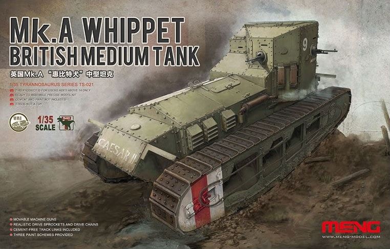 MENG (1/35) British Medium Tank Mk.A Whipet