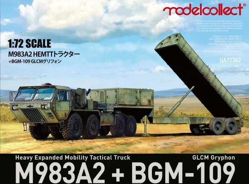MODELCOLLECT (1/72) Heavy Expanded Mobility Tactical Truck M983A2+BGM-109 GLCM Gryphon