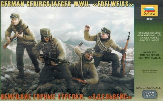 ZVEZDA (1/35) Gebirgsjaeger Division Edelweiss WWII