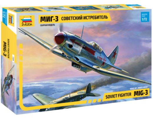 ZVEZDA (1/72) Soviet Fighter MiG-3