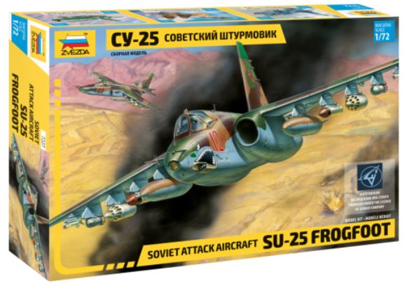 ZVEZDA (1/72) Soviet Attack Aircraft Su-25 Frogfoot