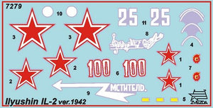 ZVEZDA (1/72) Soviet Armored Attack Aircraft Il-2 Stormovik