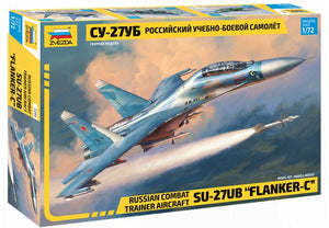 ZVEZDA (1/72) Su-27UB Flanker-C Russian Combat Trainer Aircraft