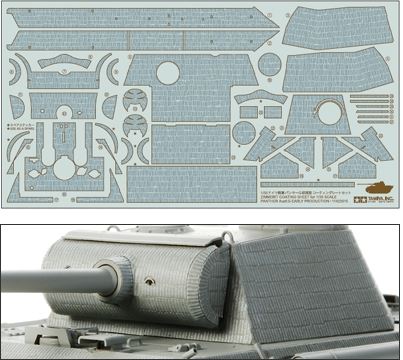 TAMIYA (1/35) Zimmerit Coating Sheet for Panther Ausf.G Early Production